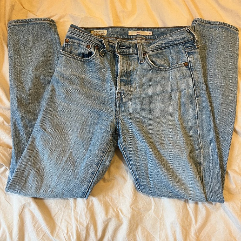 levis wedgie jeans size 25